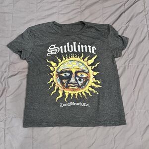SUBLIME T-shirt LBC Ska Punk Long Beach Cali Tee Men's Gray Adult X-Small